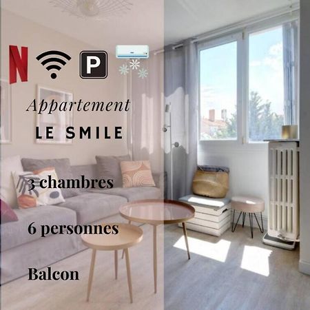 Le Smile - 3 Bedrooms - 8Pers - Parking - Centre Gare Montpellier Exteriör bild