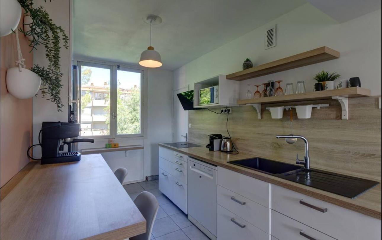 Le Smile - 3 Bedrooms - 8Pers - Parking - Centre Gare Montpellier Exteriör bild
